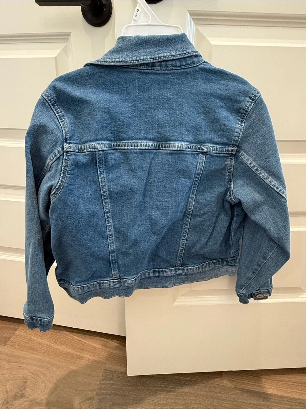 Old Navy Girls size 7/8 Medium Blue Denim Button-Up Jacket
